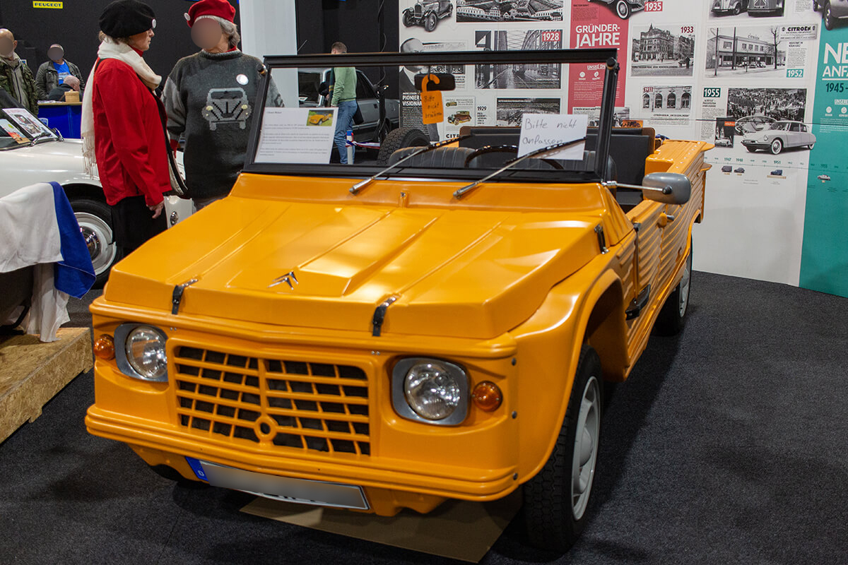 Citroen Kübelwagen in knalligem Gelb.